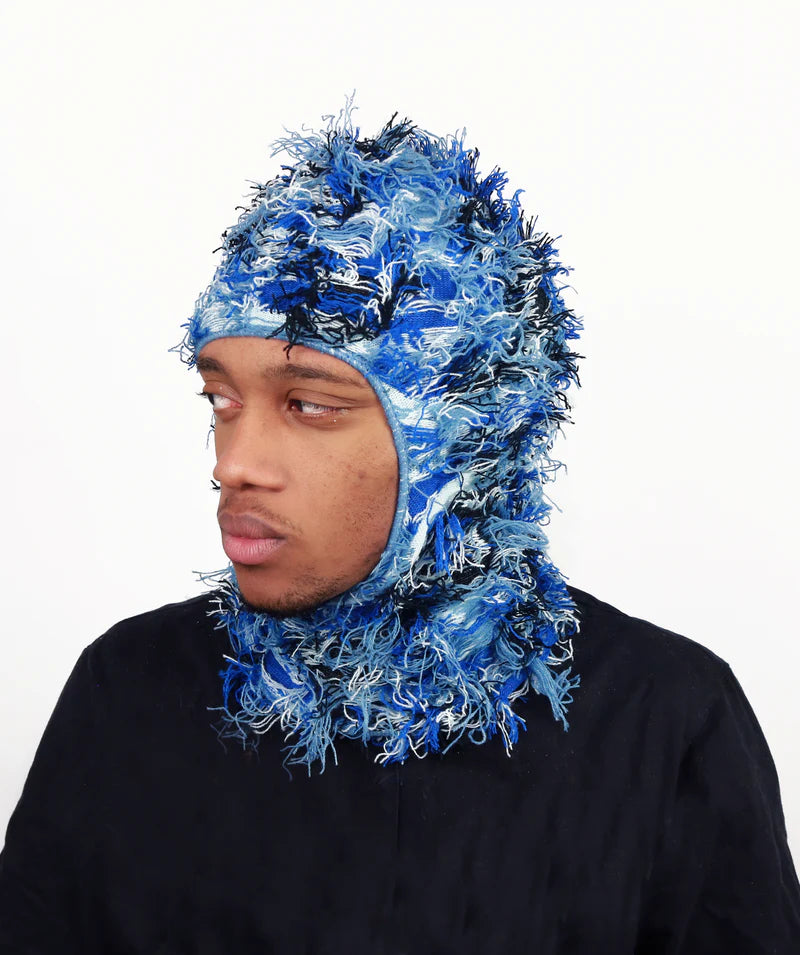 Vencae™ DISTRESSED BALACLAVA - Thunder blue