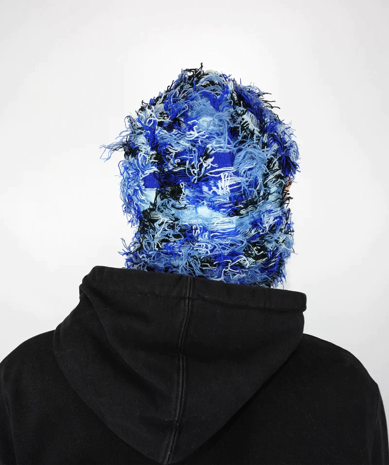 Vencae™ DISTRESSED BALACLAVA - Thunder blue