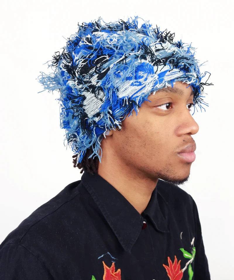 Vencae™ DISTRESSED BALACLAVA - Thunder blue