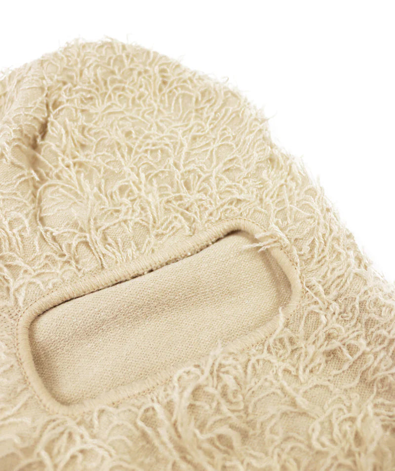 DISTRESSED BALACLAVA - Cream