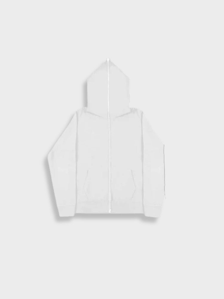 Mono Zipper with Hoodie